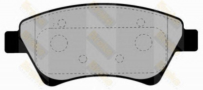 BRAKE ENGINEERING pa1392 -  Комплект тормозных колодок, дисковый тормоз